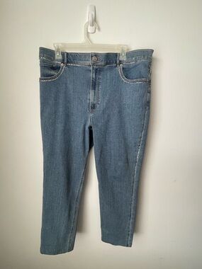 Express Light Blue High Rise ankle legging Jean size 18R/18R